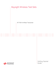 Keysight Technologies M1740A Getting Started Manual
