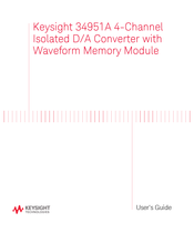 Keysight 34951A User Manual