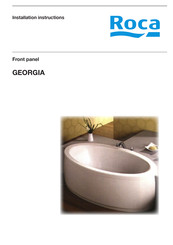 Roca GEORGIA Installation Instructions Manual