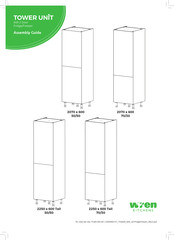 Wren Kitchens TOWER UNIT 600 2 Door Fridge/Freezer Series Assembly Manual
