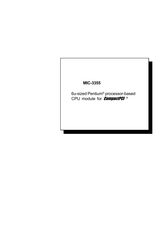 Advantech MIC-3355 Manual