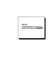 Advantech MIC-3376 Manual