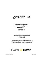 Elster gas-net F1 Commissioning And Maintenance Instructions