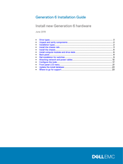 Dell EMC Generation 6 Installation Manual
