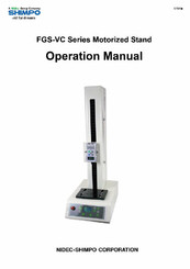 Shimpo FGS-550VC Operation Manual
