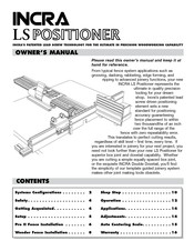 Incra LS Positioner Owner's Manual