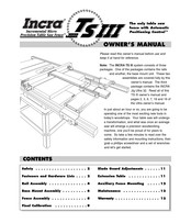 Incra TS III Owner's Manual