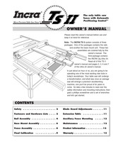 Incra TS II Owner's Manual