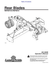 Land Pride RBT6010 Operator's Manual