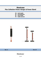 Steelcase Flex Collection Power Hanger & Power Stand Quick Manual