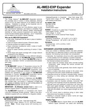 Alarm Lock Trilogy Networx AL-IME2-EXP Installation Instructions