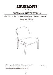 Officeworks J.Burrows JBHCARESSN Assembly Instructions Manual
