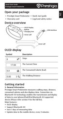 Prestigio Smart Pedometer Quick Start Manual