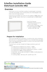 echoflex ElahoTouch Mk2 Installation Manual