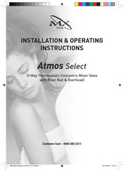 MX Atmos Select Round Installation And Operating Instructions Manual