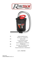 Ribimex Ribitech PRCEN011 User And Maintenance Manual