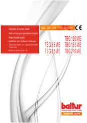 baltur TBG 150ME Instructions Manual