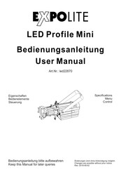 Expolite LED Profile Mini User Manual