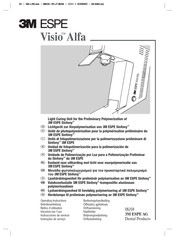 3M ESPE Visio Alfa Sinfony Operating Instructions Manual