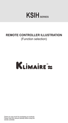 Klimaire RG57A3/BGEF Manual