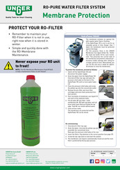 unGer HiFlo Ro-Moobil RO30C Quick Start Manual