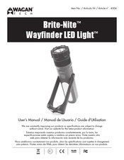 Wagan Brite-Nite Wayfinder LED Light User Manual