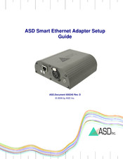 ASD Smart Ethernet Adapter Setup Manual