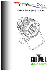 Chauvet COLORado Zoom TOUR Quick Reference Manual