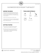 Signature Hardware Glenwood 906537 Installation Instructions