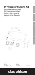 Clas Ohlson CR-1902 Manual