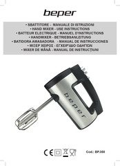 Beper BP.350 Use Instructions