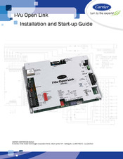 Carrier i-Vu Open Link Installation And Startup Manual