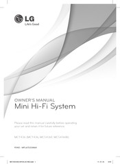 LG MCT436 Owner's Manual