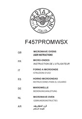 Bertazzoni F457PROMWSX User Instructions