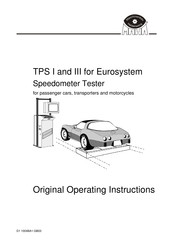 MAHA TPS I Operating Instructions Manual