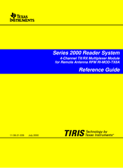 Texas Instruments Tiris 2000 Series Reference Manual