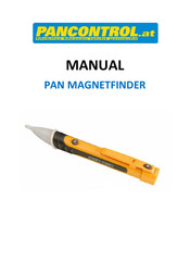 PANCONTROL PAN MAGNETFINDER Manual