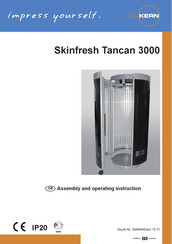 Dr.Kern Skinfresh Tancan 3000 Assembly And Operating Instruction