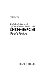 Contec CNT24-4D(PCI)H User Manual