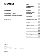 Siemens SINUMERIK Run MyCC Function Manual