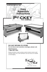 Fat Cat POKEY 64-1002 Easy Assembly Instructions