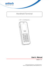 Unitech HT1 1D Batch User Manual