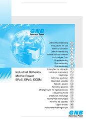 GNB ECSM Series Instructions For Use Manual