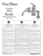 Black & Decker Price Pfister Marielle 34 Series Manual
