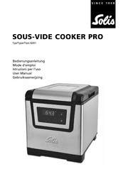 SOLIS Sous-Vide Cooker Pro User Manual