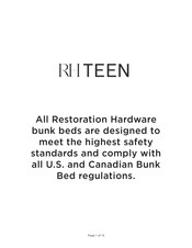 RH Teen 355-80 Assembly Instructions Manual