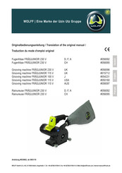 WOLFF FRASJUNIOR 056097 Translation Of The Original Manual