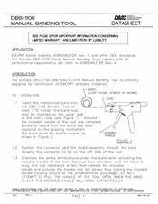 DMC DBS-1100 Datasheet