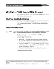 National Instruments VXI 600 series Installation Manual