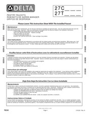 Delta 27C Series Instruction Sheet